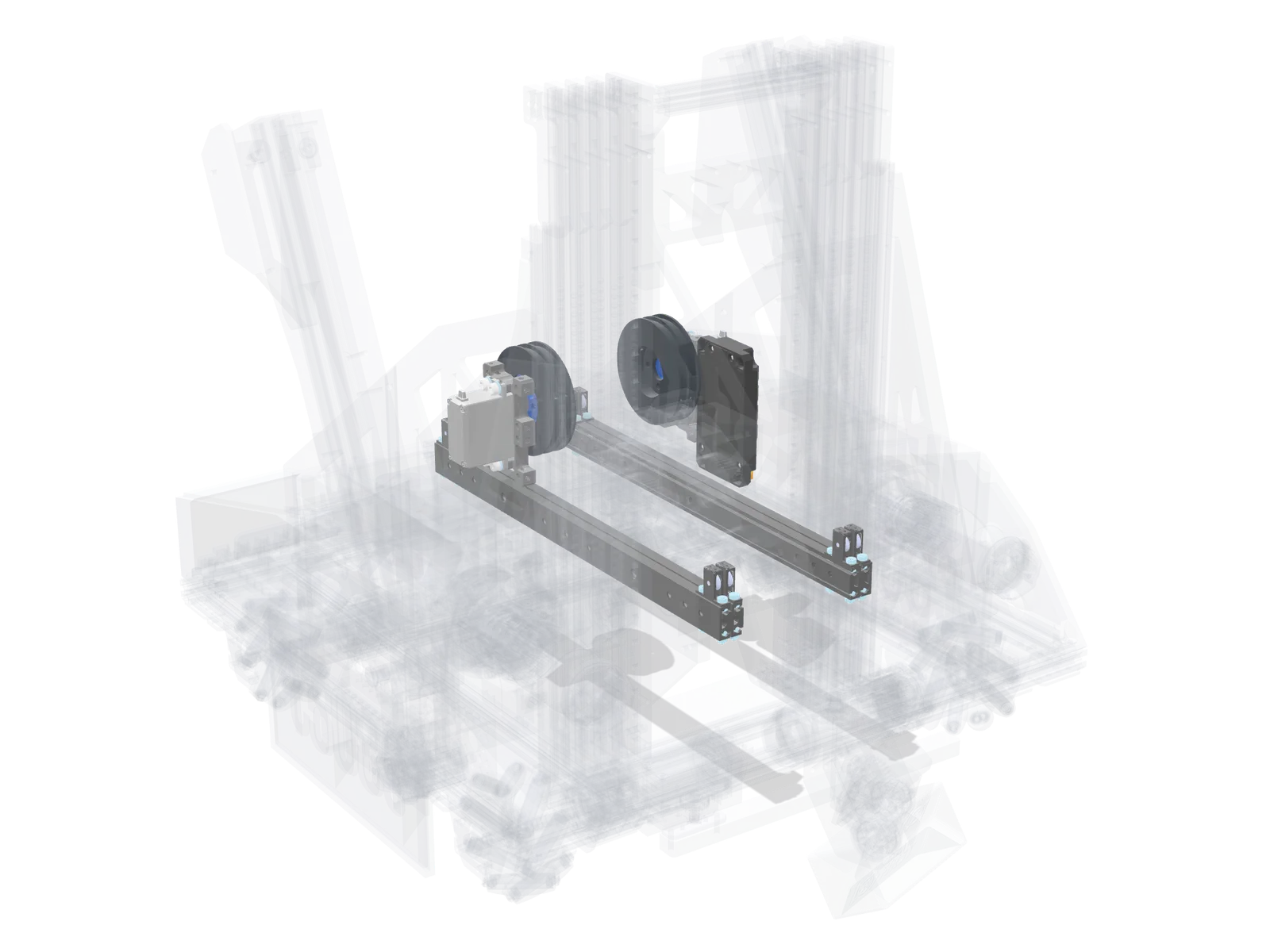 Robot with the laterator highlighted