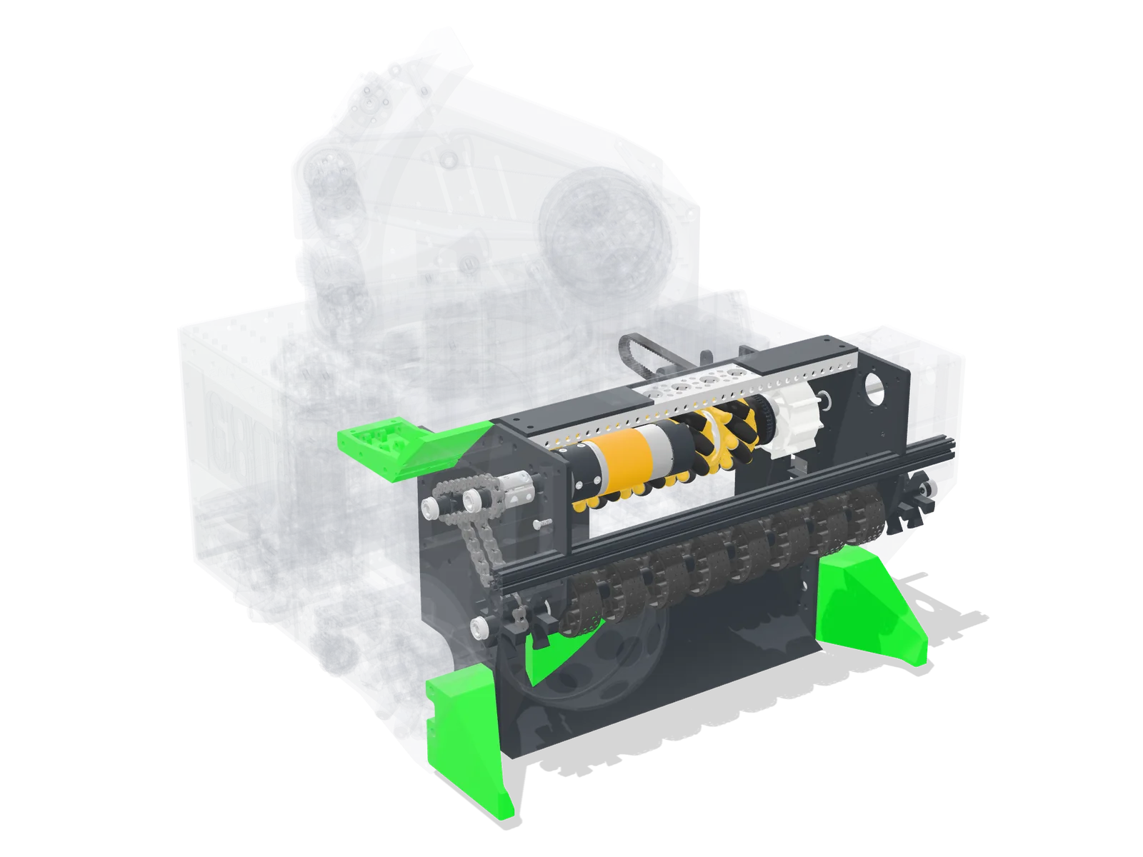 Robot with the intake highlighted