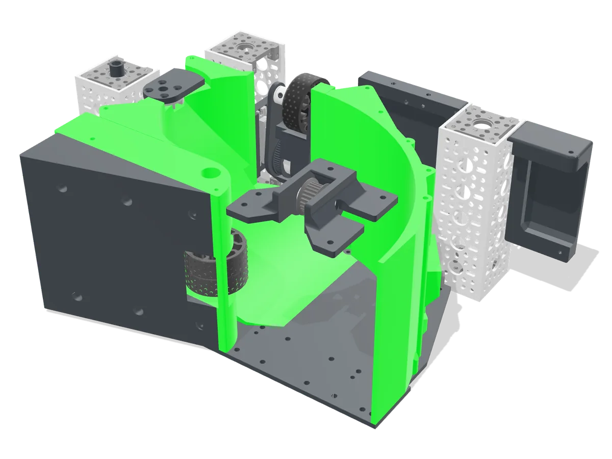 Shell-path indexer CAD from the other side